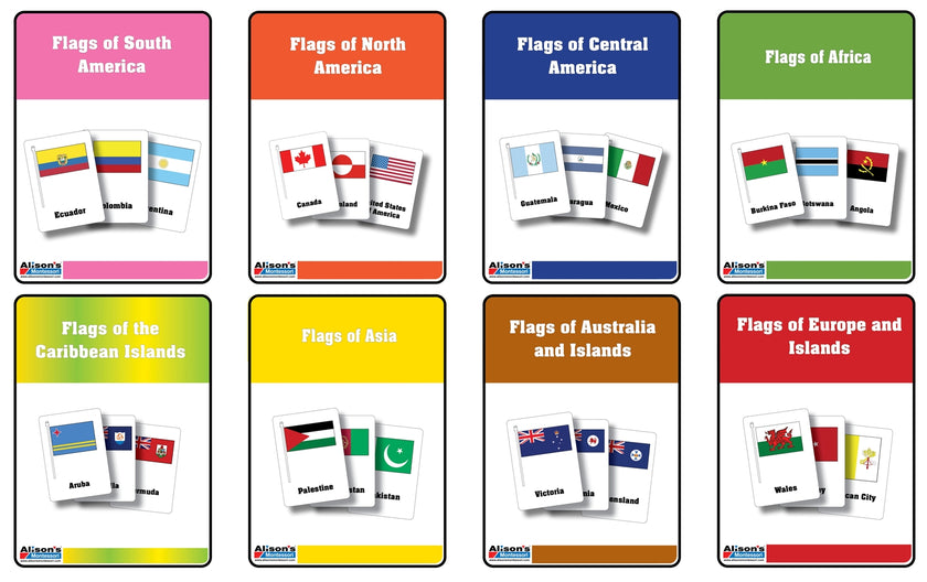 Flags of the World Nomenclature Cards (Printed)
