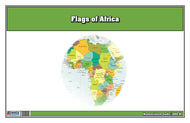 Flags of Africa Three Part Cards (Printed)