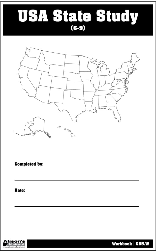 USA State Study Workbook