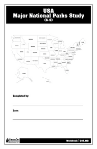 USA Major National Parks Study Workbook