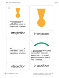 Grammar Symbol Nomenclature Cards