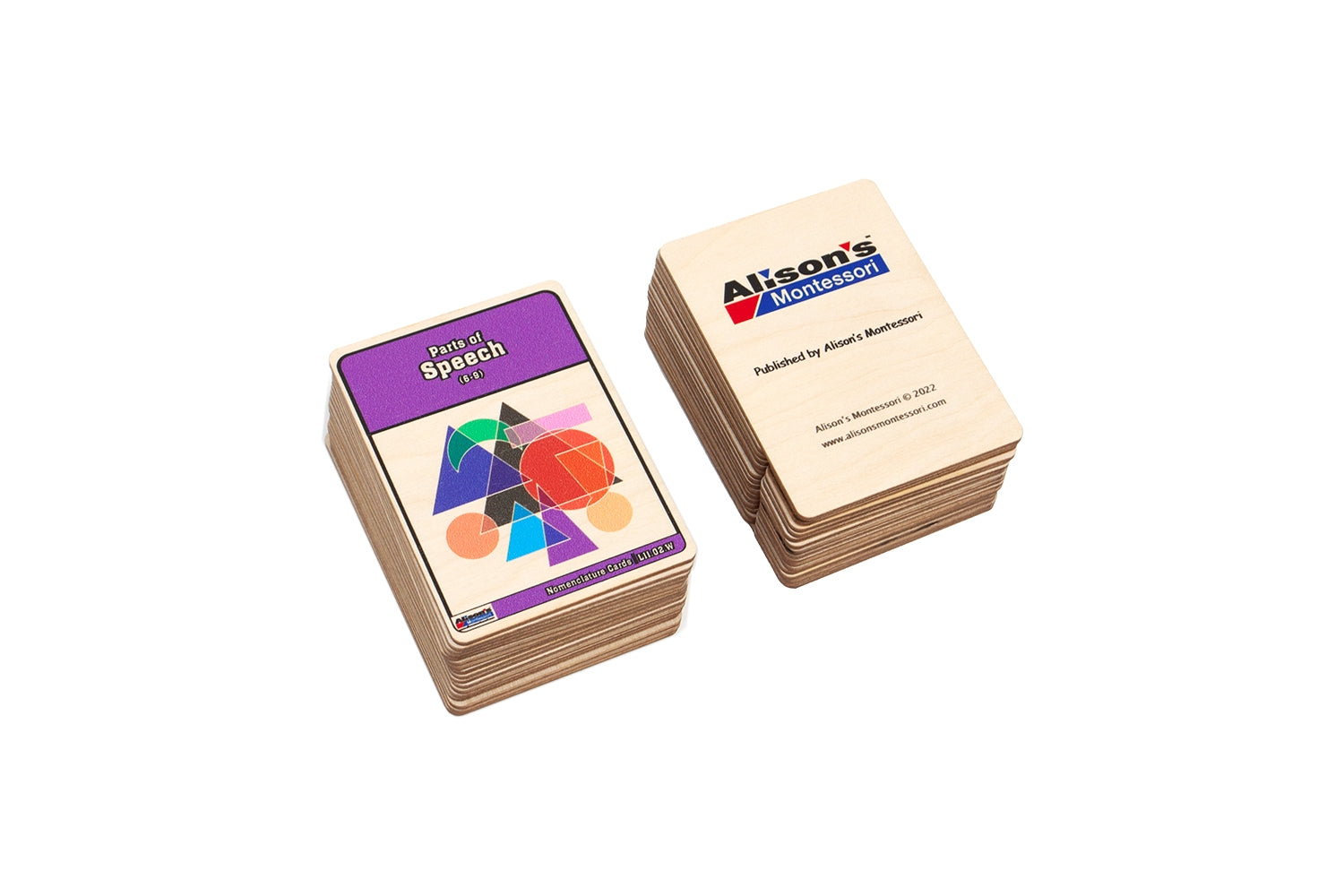 Grammar Symbol Wooden Nomenclature Cards