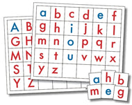 Letter Matching Mats (Printed, Laminated and Cut)