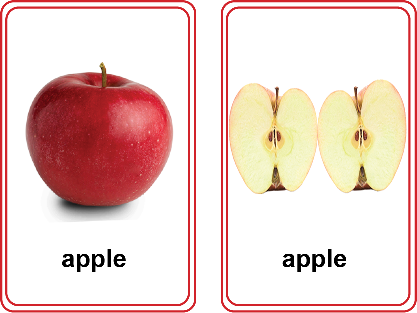 Fruit Matching Cards- Whole and Half