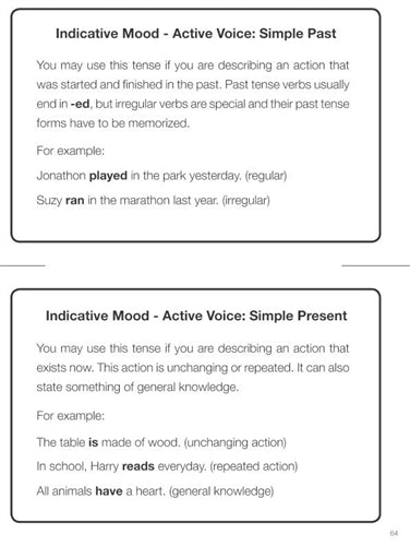 Verb Conjugation 9-12 (Printed)