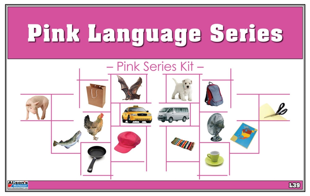 Montessori Pink Language Series (Printed)
