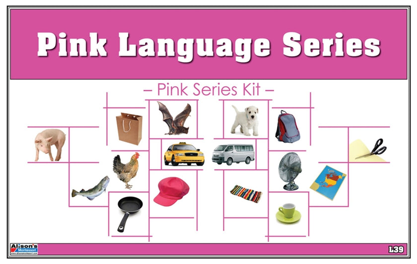 Montessori Pink Language Series (Printed)