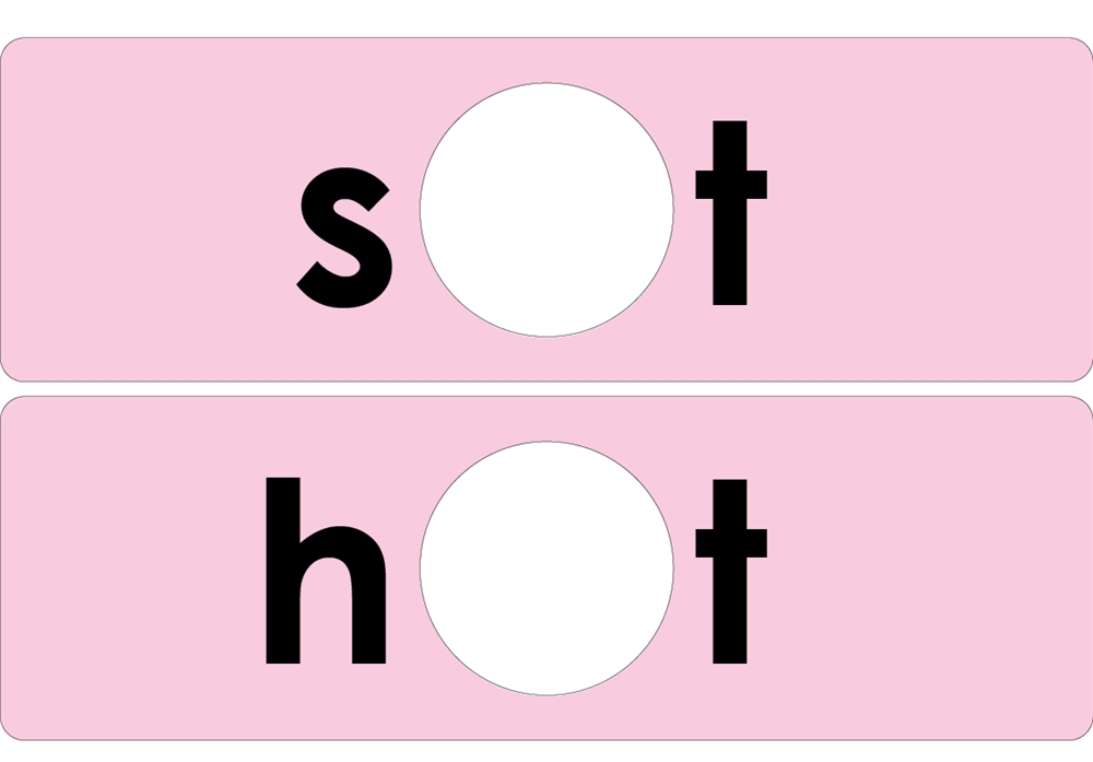 Montessori Pink Language Series (Printed)