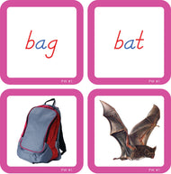 Montessori Pink Language Series (D'Nealian Font)