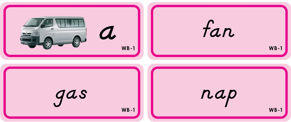 Montessori Pink Language Series (D'Nealian Font)