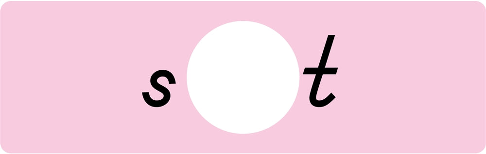 Montessori Pink Language Series (D'Nealian Font)