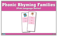 Phonic Rhyming Families