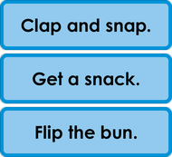 Consonant Blend Command Cards