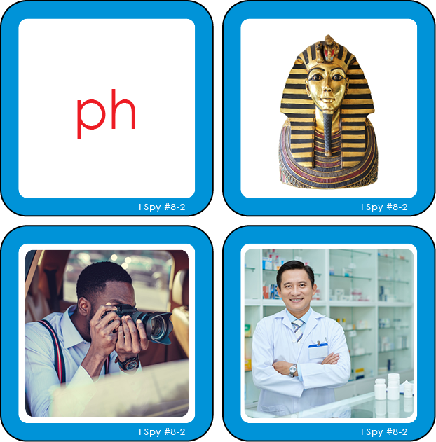 Digraph Picture Cards (Printed and Laminated)