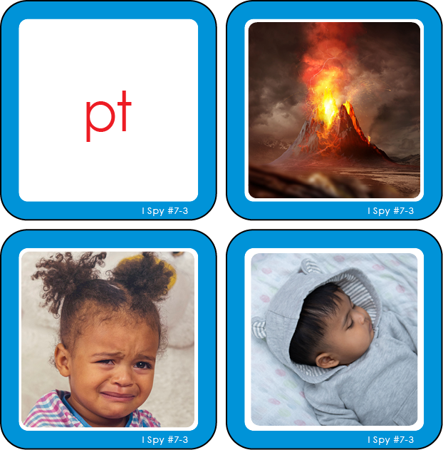 Ending Blends Picture Cards (Printed and Laminated)