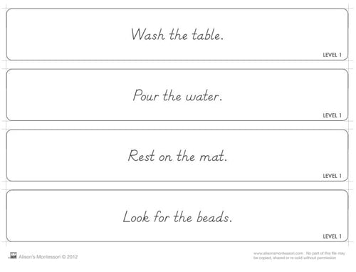 Command Cards (Printed)