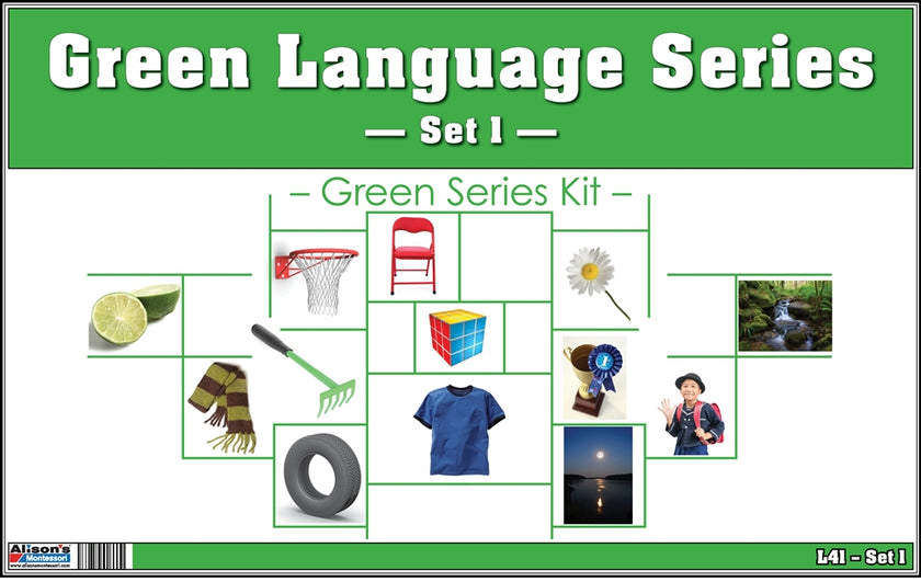Montessori Green Language Series (Printed)
