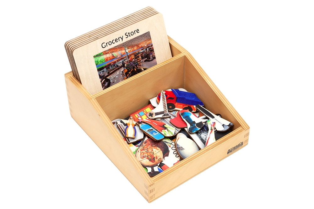 Language Wooden Classification Cards
