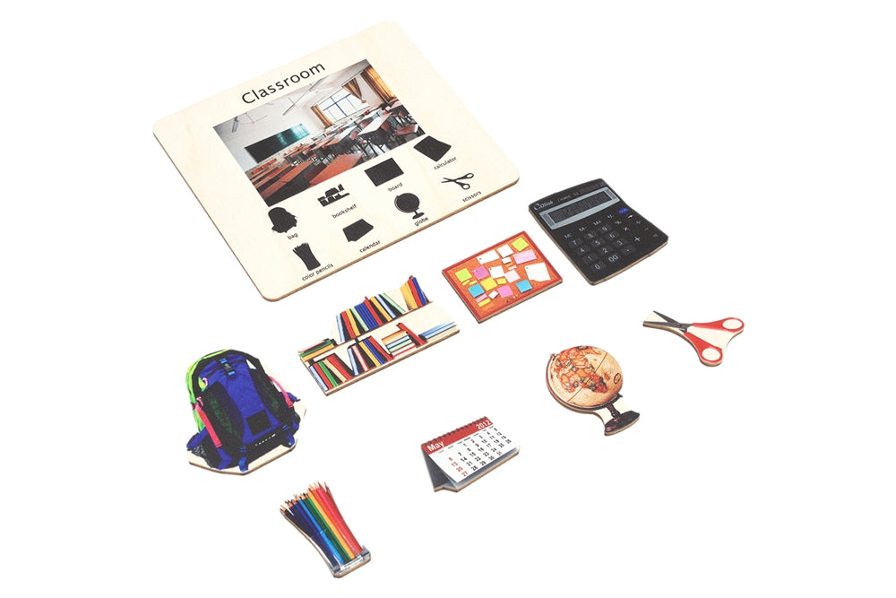 Language Wooden Classification Cards