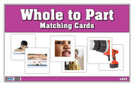 Whole to Part Matching Cards (Printed)