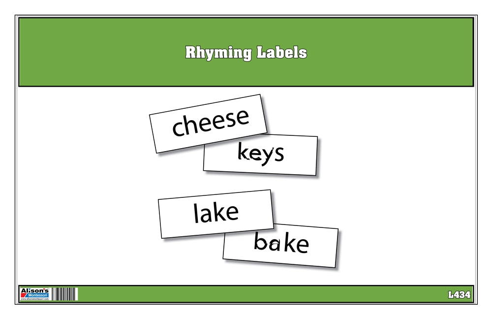 Rhyming Labels (Printed)