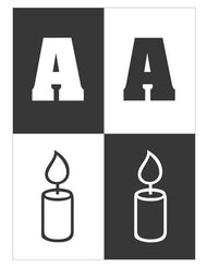 Figure-Ground Matching Cards (Printed)