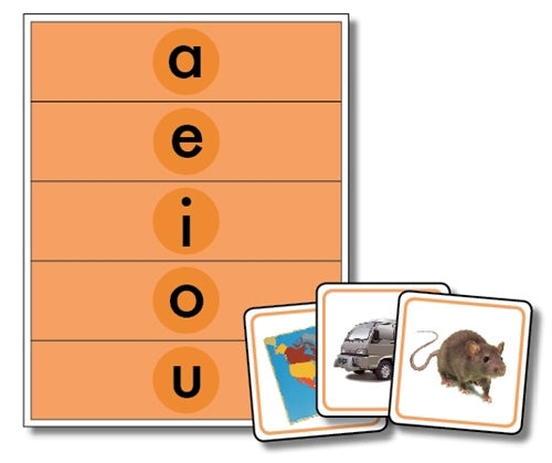 Medial Sound Matching Mat (Printed, Laminated and Cut)