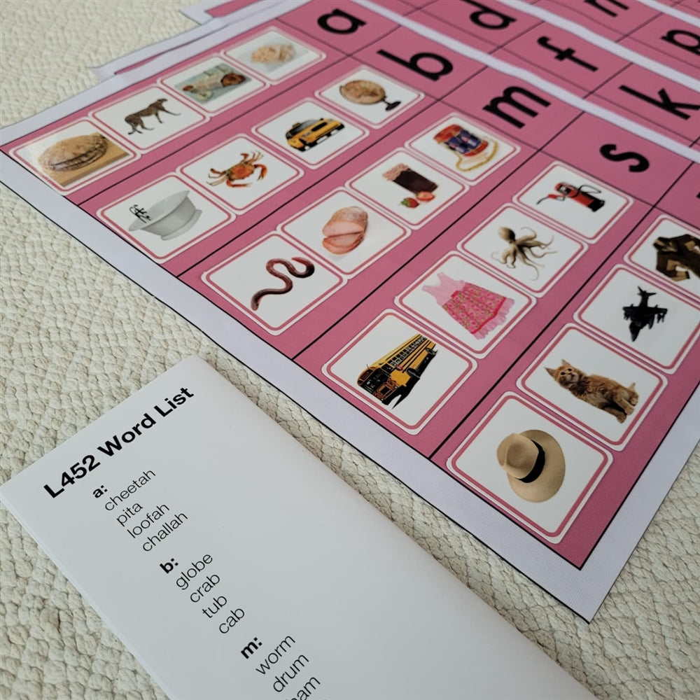 Initial, Ending, and Medial Sound Mats