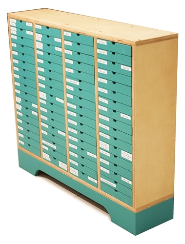 Montessori Green Language Series (Printed, Laminated & Cut) and Cabinet