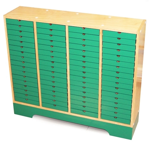 Montessori Green Language Series (Printed, Laminated & Cut) and Cabinet