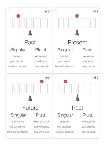Verb Conjugation Regular Verbs (6-9) (Printed)