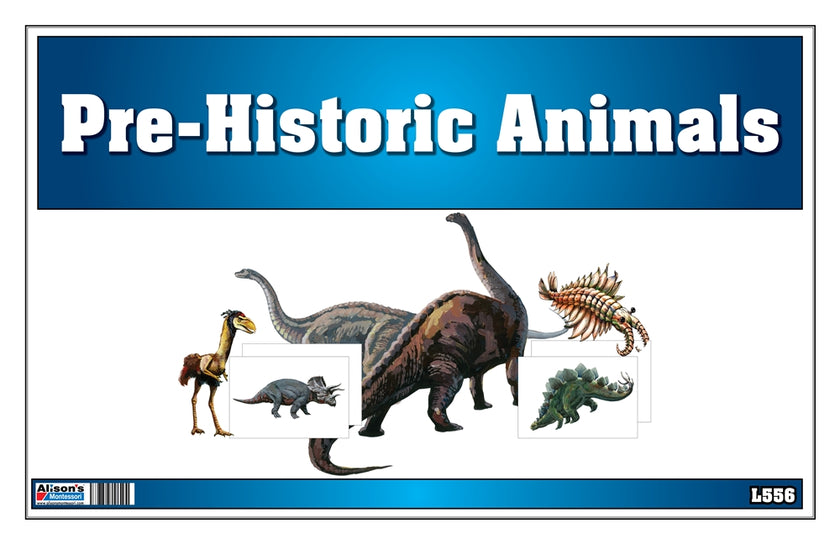 Pre-Historic Animals Nomenclature Cards (Printed)