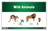 Picture Matching Cards - Wild Animals (Printed)