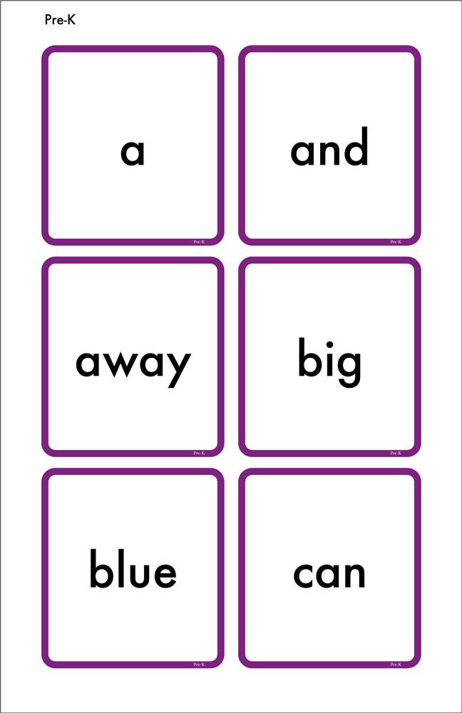 Dolch Words (Pre-k - Third Grade and Nouns)