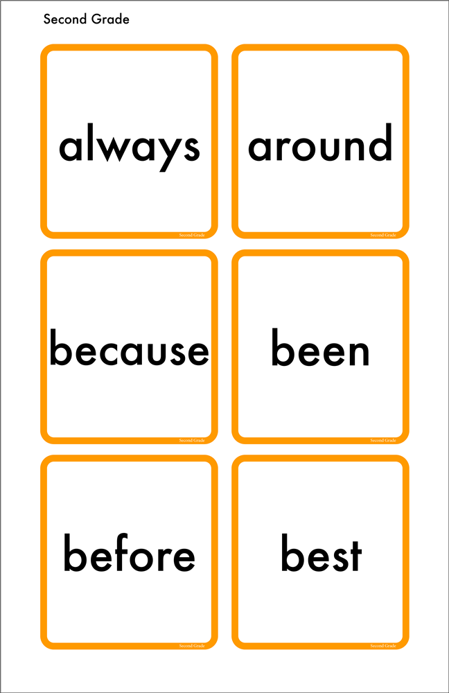 Dolch Words (Pre-k - Third Grade and Nouns)