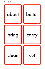 Dolch Words (Pre-k - Third Grade and Nouns)
