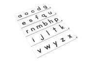 Plastic Lowercase Tracing Board: Print (First Set)