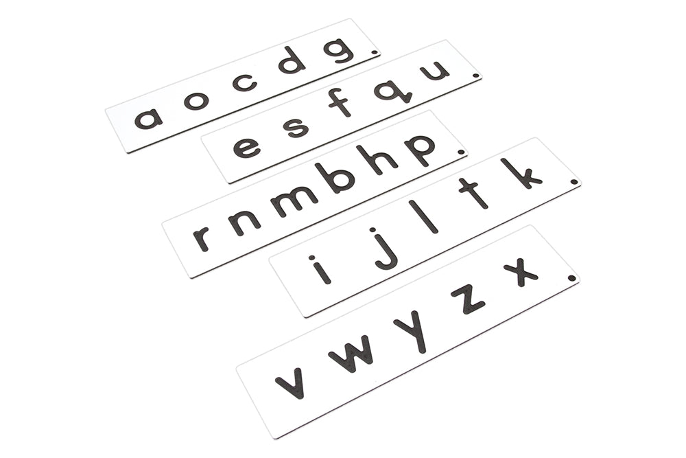 Plastic Lowercase Tracing Board: Print (First Set)
