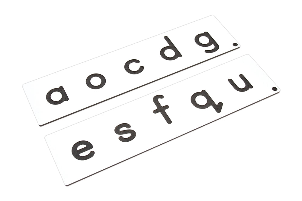 Plastic Lowercase Tracing Board: Print (First Set)
