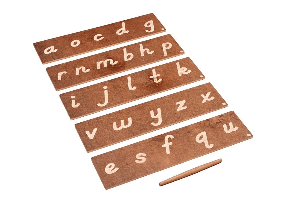 Lowercase Tracing Board: D'nealian (First Set)