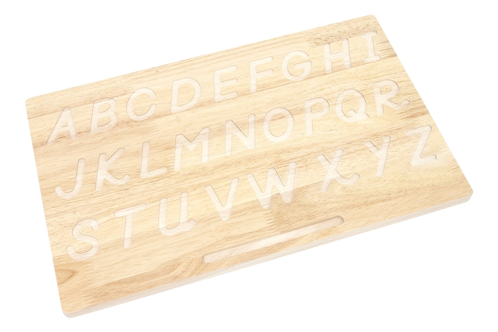 English Alphabets Tracing Board: Uppercase D'nealian