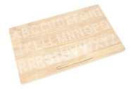Spanish Alphabets Tracing Board: Uppercase Print