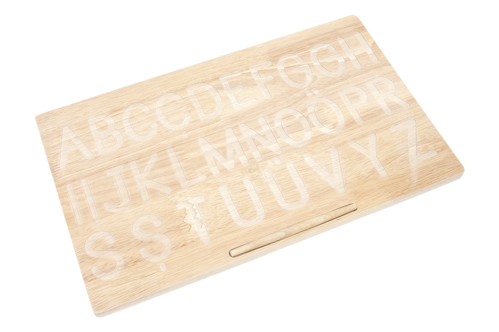 Turkish Alphabets Tracing Board: Uppercase Print