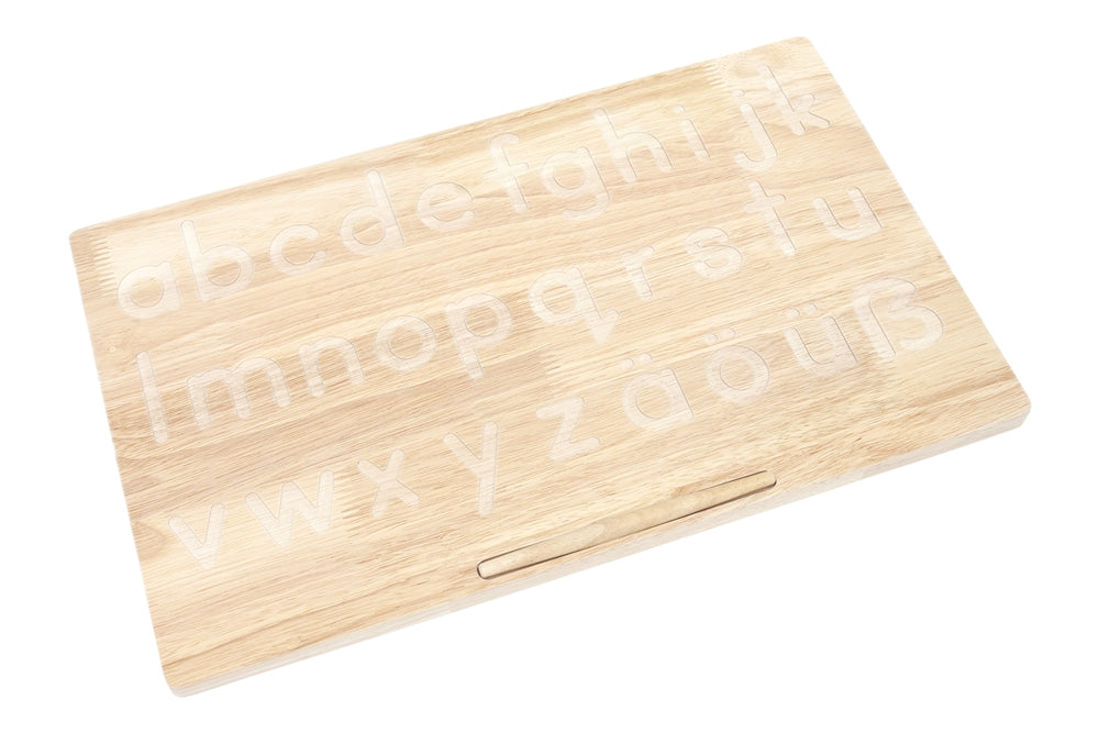 German Alphabets Tracing Board: Lowercase Print