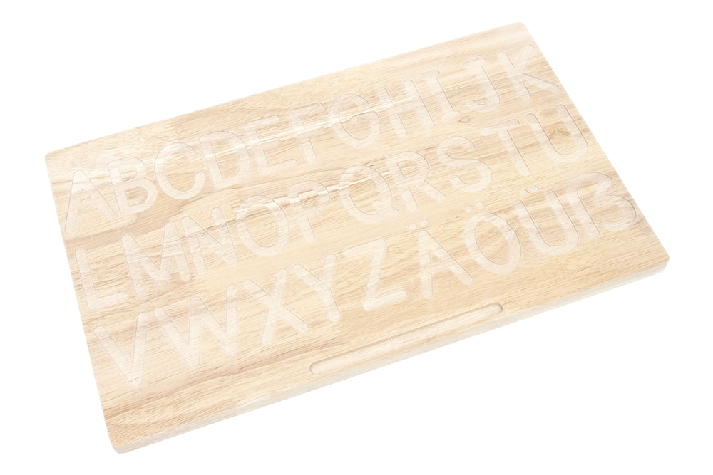 German Alphabets Tracing Board: Uppercase Print