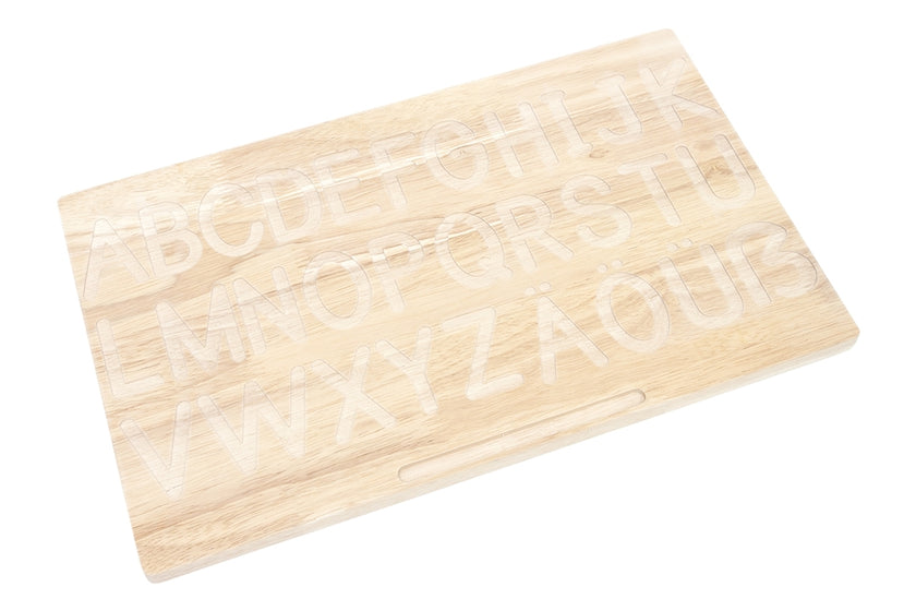 German Alphabets Tracing Board: Uppercase Print