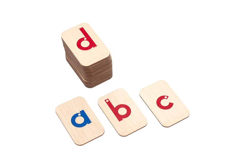 Wooden Raised Alphabet Tiles (Print Font)