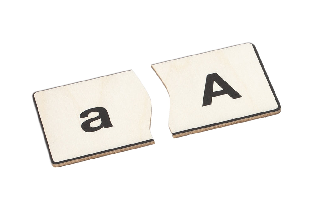 Lowercase to Uppercase Matching Tiles