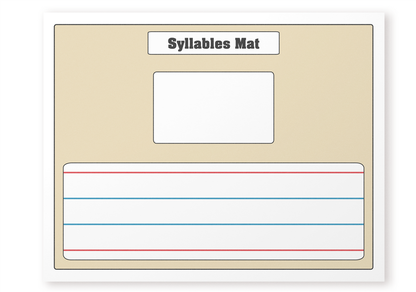 The Study of Syllables: Cloth Mat