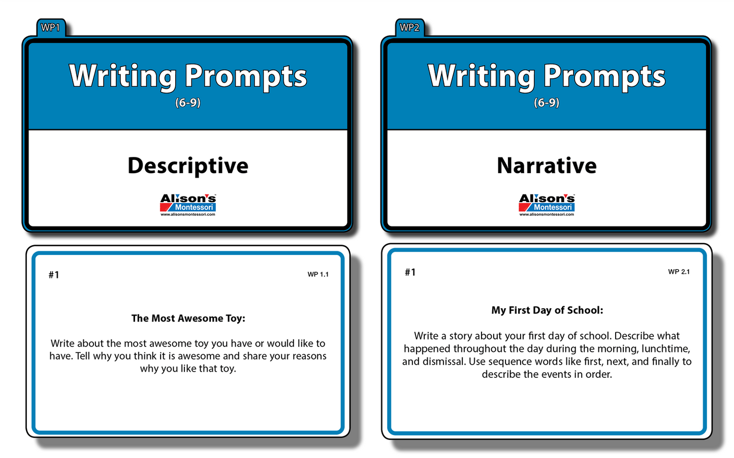 Writing Prompts (6-9) (Printed)